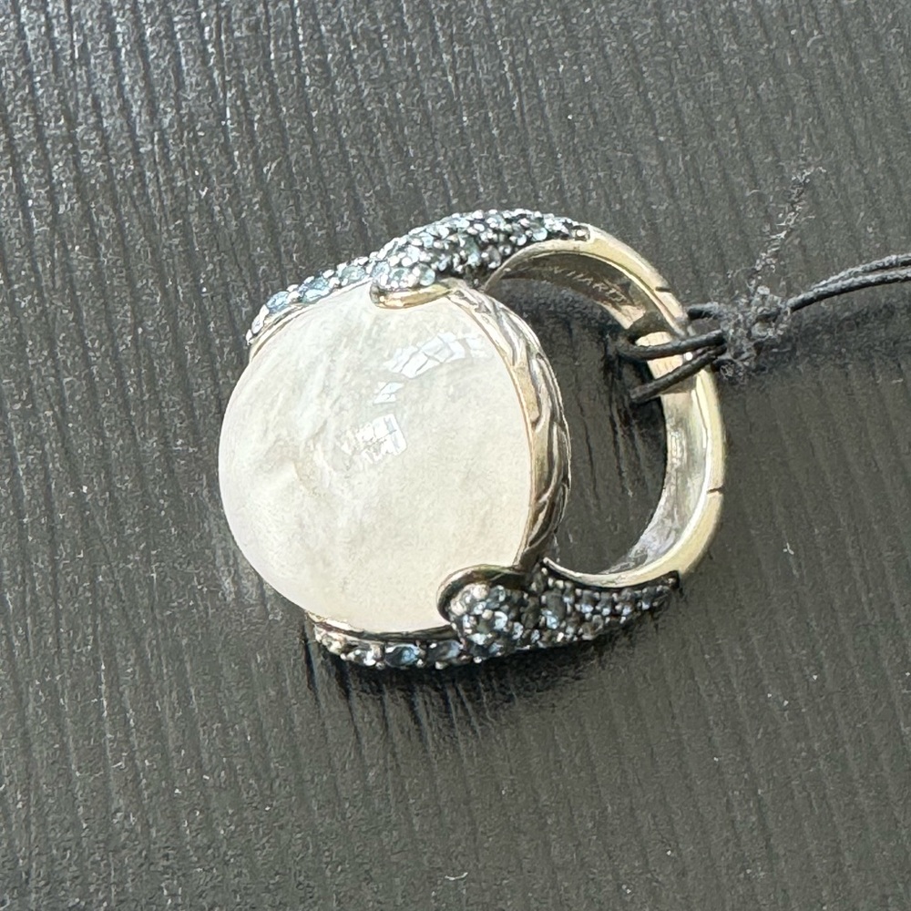 John Hardy Rainbow Moonstone silver ring